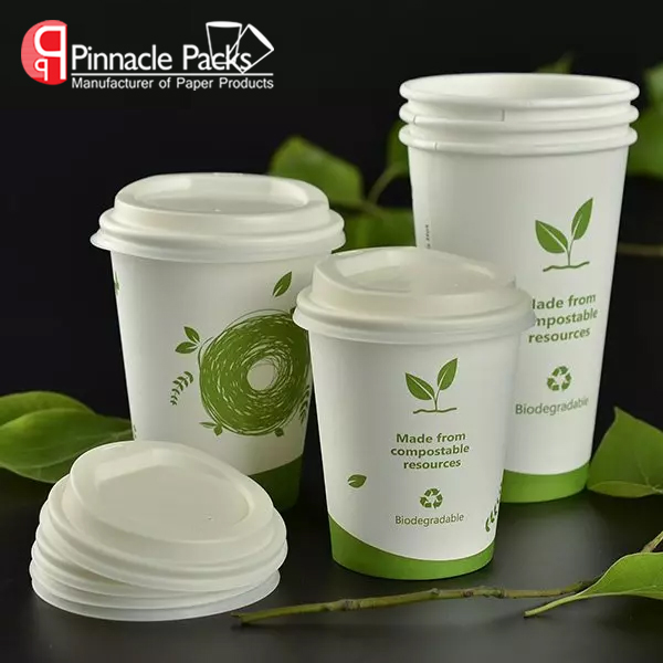 Pla Lined Coated Single Wall Coffee Paper Cup