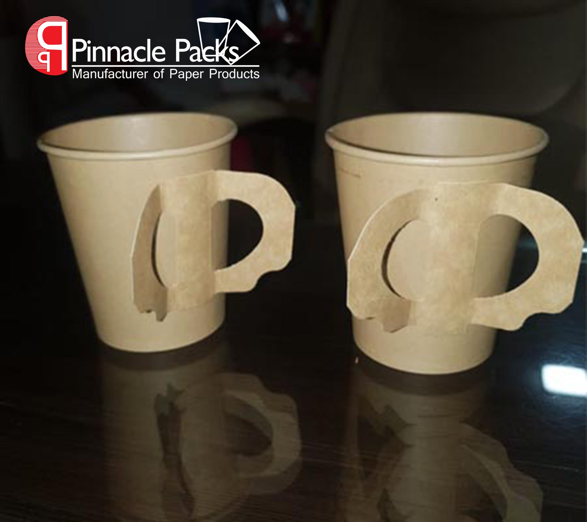 Custom Printed Disposable Paper Handle Cup