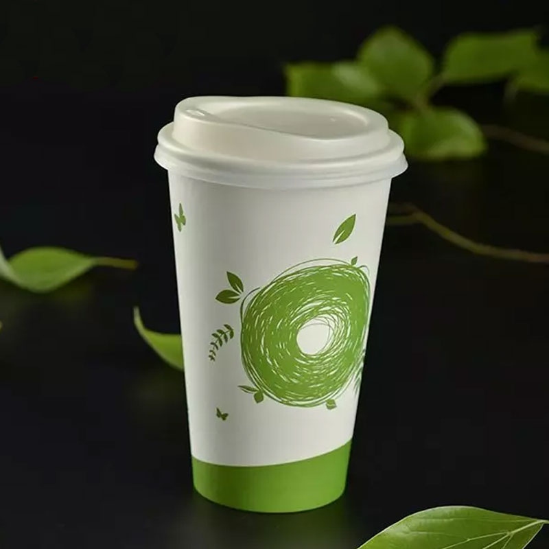 Pla Lined Coated Single Wall Coffee Paper Cup