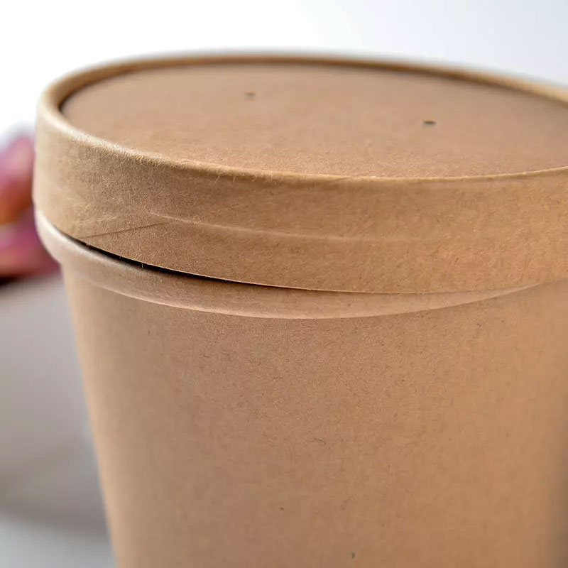 Custom Printed Disposable Hot Soup Bowls, Paper Soup Cup