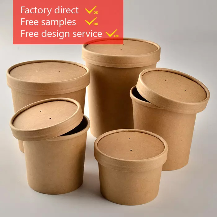 Paper Bowls With Paper Lids