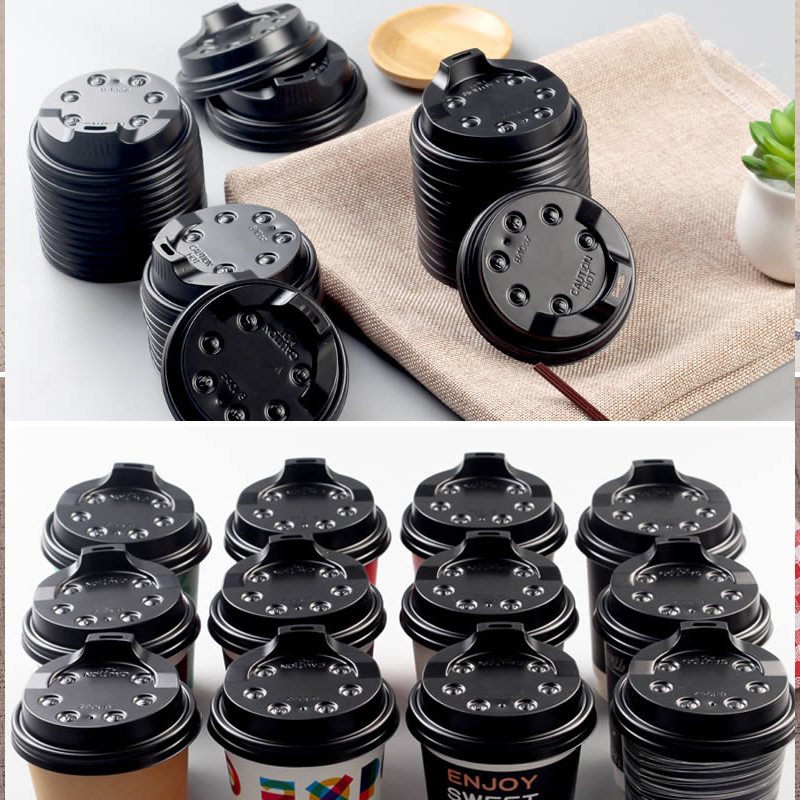 Various Size Paper Coffee Cup Plastic Lid