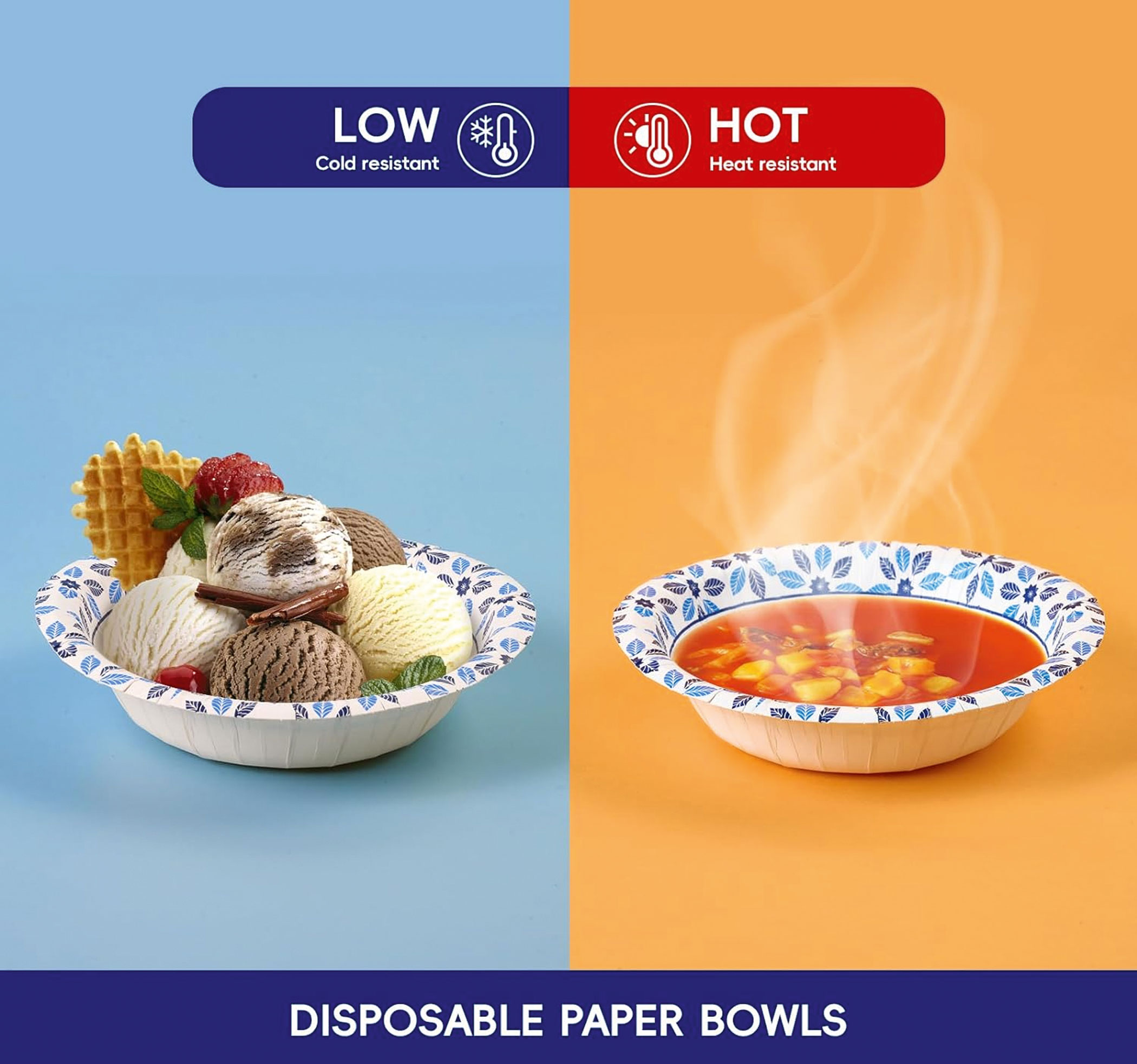 Disposable Design Paper Bowl
