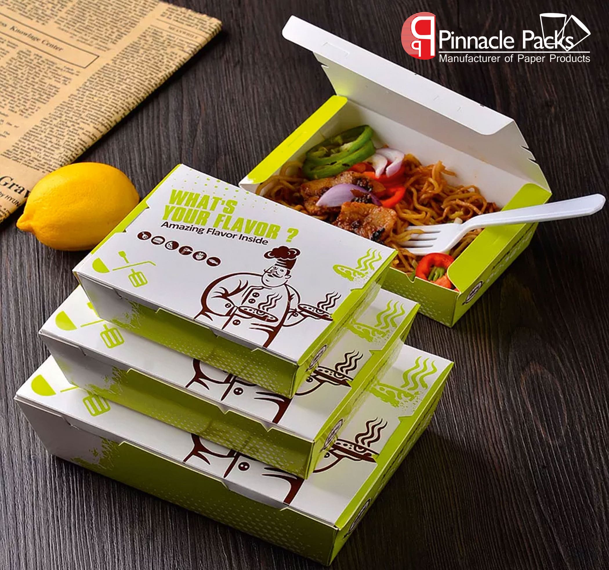 Paper Lunch Box – Takeaway Box