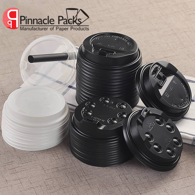 Various Size Paper Coffee Cup Plastic Lid