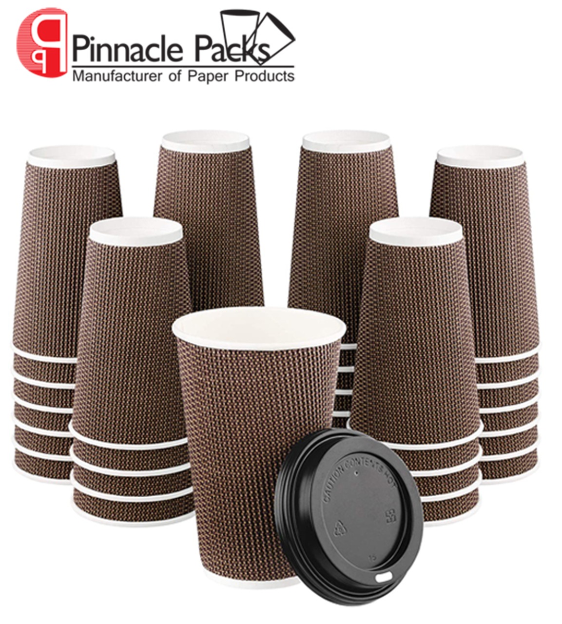 Disposable Hot Coffee Ripple Wall Paper Cup