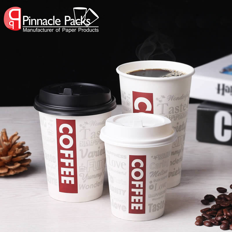 Hot Drinking Disposable Paper Coffee Cup