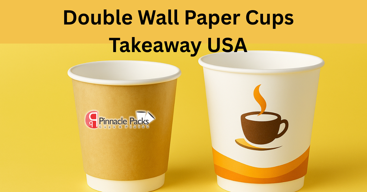 Double Wall Paper Cups Takeaway USA